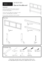 Предварительный просмотр 1 страницы Homestyles 20 05507 0501 Assembly Instructions