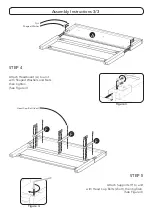 Предварительный просмотр 3 страницы Homestyles 20 05507 0501 Assembly Instructions