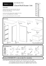 Предварительный просмотр 2 страницы Homestyles 20 05520 0751 Assembly Instruction Manual