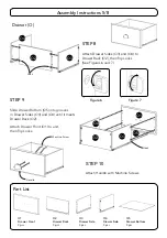 Предварительный просмотр 6 страницы Homestyles 20 05520 0751 Assembly Instruction Manual