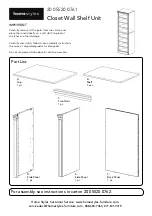 Предварительный просмотр 1 страницы Homestyles 20 05520 0761 Manual