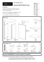 Предварительный просмотр 2 страницы Homestyles 20 05520 0761 Manual