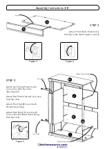 Предварительный просмотр 3 страницы Homestyles 20 05520 0772 Assembly Instructions Manual