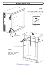 Предварительный просмотр 4 страницы Homestyles 20 05520 0772 Assembly Instructions Manual