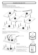 Предварительный просмотр 2 страницы Homestyles 20 05523 0692 Assembly Instructions Manual