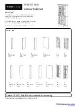 Homestyles 20 05525 0682 Assembly Instructions Manual предпросмотр