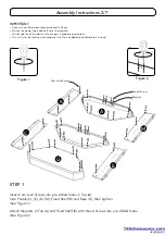 Предварительный просмотр 2 страницы Homestyles 20 05525 0682 Assembly Instructions Manual