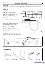 Предварительный просмотр 7 страницы Homestyles 20 05525 0682 Assembly Instructions Manual