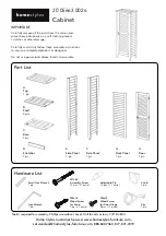 Preview for 1 page of Homestyles 20 05663 0026 Quick Start Manual