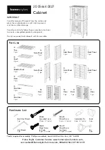 Предварительный просмотр 1 страницы Homestyles 20 05664 0027 Quick Start Manual