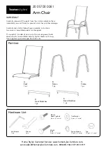 Homestyles 20 05700 0081 Assembly Instructions предпросмотр