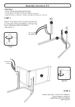 Предварительный просмотр 2 страницы Homestyles 20 05700 0081 Assembly Instructions