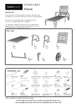 Предварительный просмотр 1 страницы Homestyles 20 06654 0083 Quick Start Manual