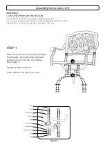 Предварительный просмотр 2 страницы Homestyles 20 06662 0053 Assembly Instructions