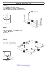 Предварительный просмотр 2 страницы Homestyles 20 08000 0027 Assembly Instructions