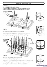 Предварительный просмотр 2 страницы Homestyles 20 08000 0031 Assembly Instructions