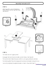 Предварительный просмотр 3 страницы Homestyles 20 08000 0031 Assembly Instructions