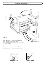 Предварительный просмотр 3 страницы Homestyles 20 08000 0080 Assembly Instructions