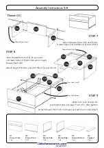 Предварительный просмотр 5 страницы Homestyles 20 08000 0101 Assembly Instructions Manual