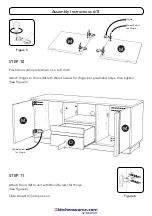 Предварительный просмотр 6 страницы Homestyles 20 08000 0101 Assembly Instructions Manual