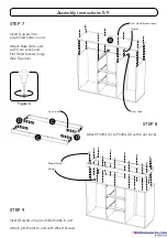 Предварительный просмотр 5 страницы Homestyles 20 08000 0611 Assembly Instructions Manual