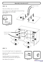 Предварительный просмотр 6 страницы Homestyles 20 08000 0611 Assembly Instructions Manual