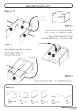 Предварительный просмотр 7 страницы Homestyles 20 08000 0611 Assembly Instructions Manual