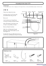 Предварительный просмотр 9 страницы Homestyles 20 08000 0611 Assembly Instructions Manual