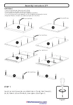 Предварительный просмотр 2 страницы Homestyles 20 08000 0751 Assembly Instructions Manual