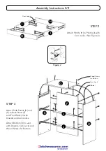 Предварительный просмотр 3 страницы Homestyles 20 08000 0751 Assembly Instructions Manual