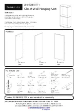 Homestyles 20 08000 0771 Assembly Instructions Manual предпросмотр