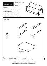 Preview for 2 page of Homestyles 200 -301-FB 1 80 Manual