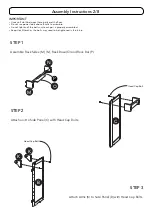 Предварительный просмотр 2 страницы Homestyles 451 -95 Quick Start Manual