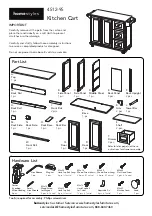 Предварительный просмотр 1 страницы Homestyles 4512-95 Assembly Instructions Manual