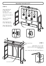 Предварительный просмотр 3 страницы Homestyles 4512-95 Assembly Instructions Manual