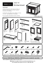 Предварительный просмотр 1 страницы Homestyles 5008-941 Assembly Instructions Manual