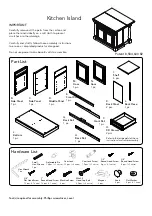 Homestyles 5020-941 Assembly Instructions Manual предпросмотр