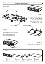 Предварительный просмотр 8 страницы Homestyles 5033-941 Manual