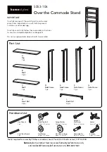 Homestyles 5053-106 Assembly Instruction Manual предпросмотр