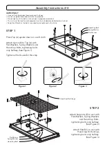 Предварительный просмотр 3 страницы Homestyles 5061-941 Quick Start Manual