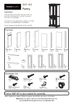 Предварительный просмотр 2 страницы Homestyles 5427-691 Quick Start Manual