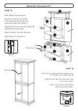 Предварительный просмотр 7 страницы Homestyles 5427-691 Quick Start Manual