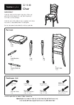 Homestyles 551 -80 8 Quick Start Manual предпросмотр