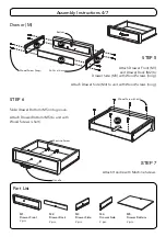 Предварительный просмотр 4 страницы Homestyles 5523-61 Assembly Instructions Manual