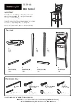 Предварительный просмотр 1 страницы Homestyles 5523-88 Assembly Instructions