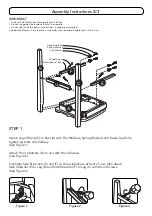 Предварительный просмотр 2 страницы Homestyles 5523-88 Assembly Instructions