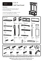 Homestyles 5530-49 Assembly Instructions Manual предпросмотр