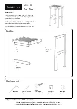 Homestyles 5644-88 Assembly Instructions предпросмотр