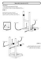 Предварительный просмотр 2 страницы Homestyles 5644-88 Assembly Instructions