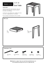 Предварительный просмотр 9 страницы Homestyles 5670-10 Manual